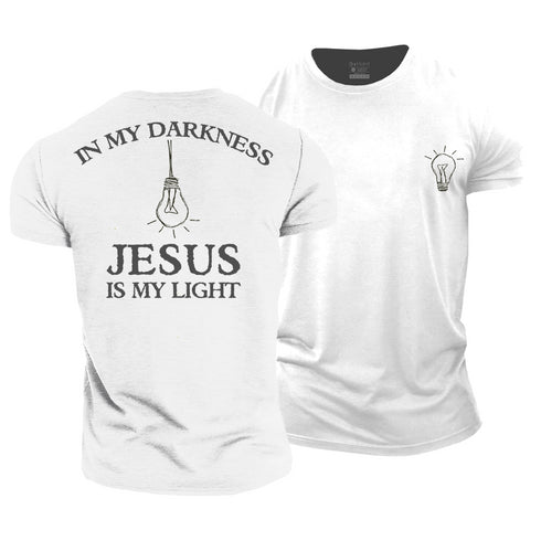 Men's Jesus Is My Light Cotton T-Shirt